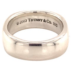 Tiffany & Co Estate Sterling Silver Men's Ring, 13.55g
