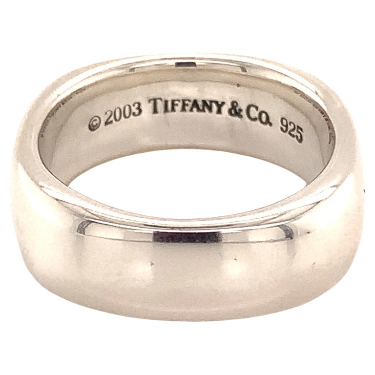 Tiffany and Co Estate Sterling Silver Men's Ring, 13.55g at 1stDibs |  tiffany and co rings, tiffany men ring, tiffany mens ring