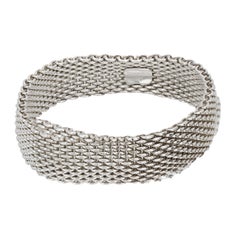 TIFFANY & CO. Estate Sterling Silver Mesh Bracelet