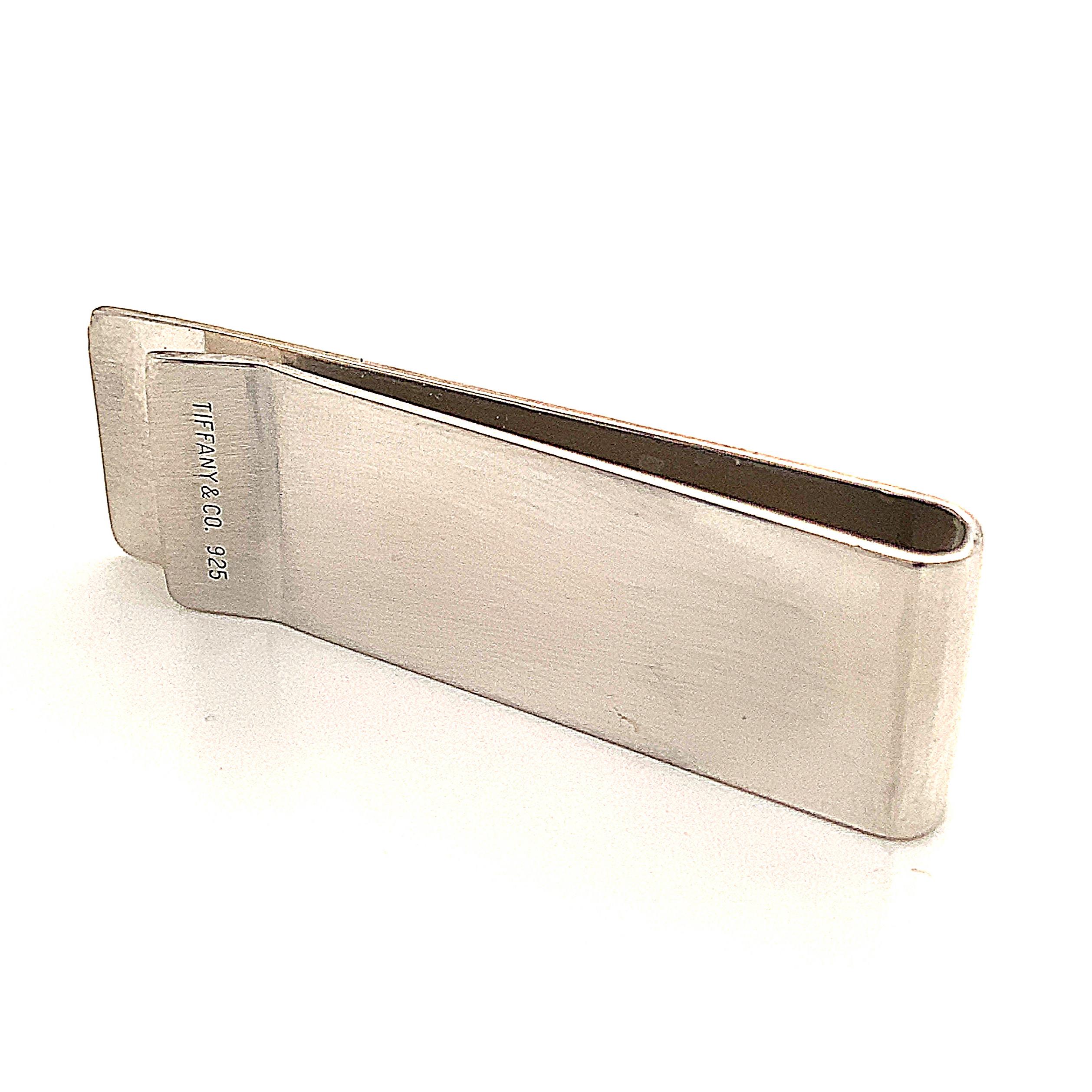 Tiffany & Co. Nachlass Sterlingsilber Geldklammer 13,88 Gramm 3