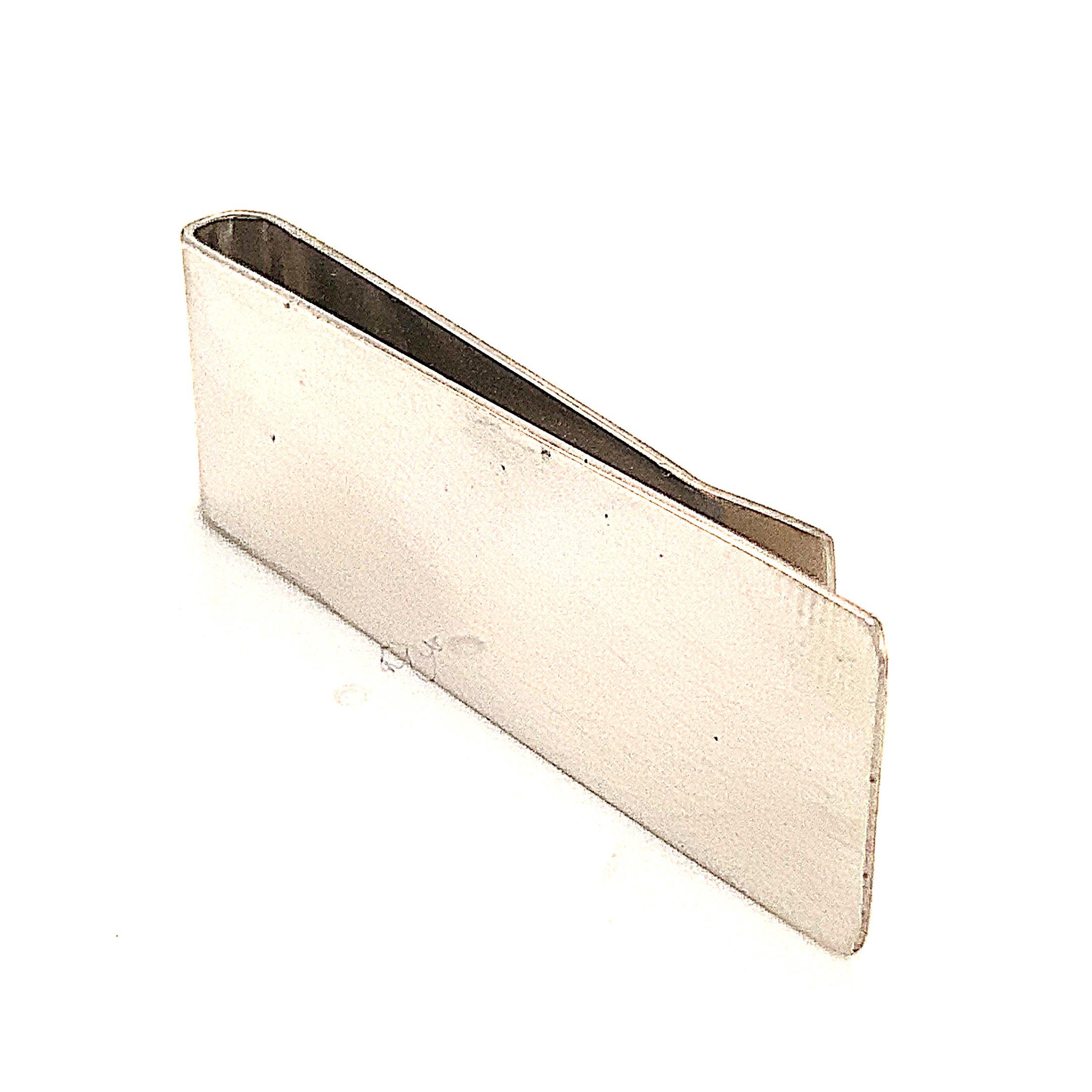 Tiffany & Co Estate Sterling Silver Money Clip 13.88 Grams In Good Condition For Sale In Brooklyn, NY
