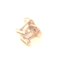 Tiffany & Co. Estate Sterling Silver Oval Cufflinks 12.10 Grams