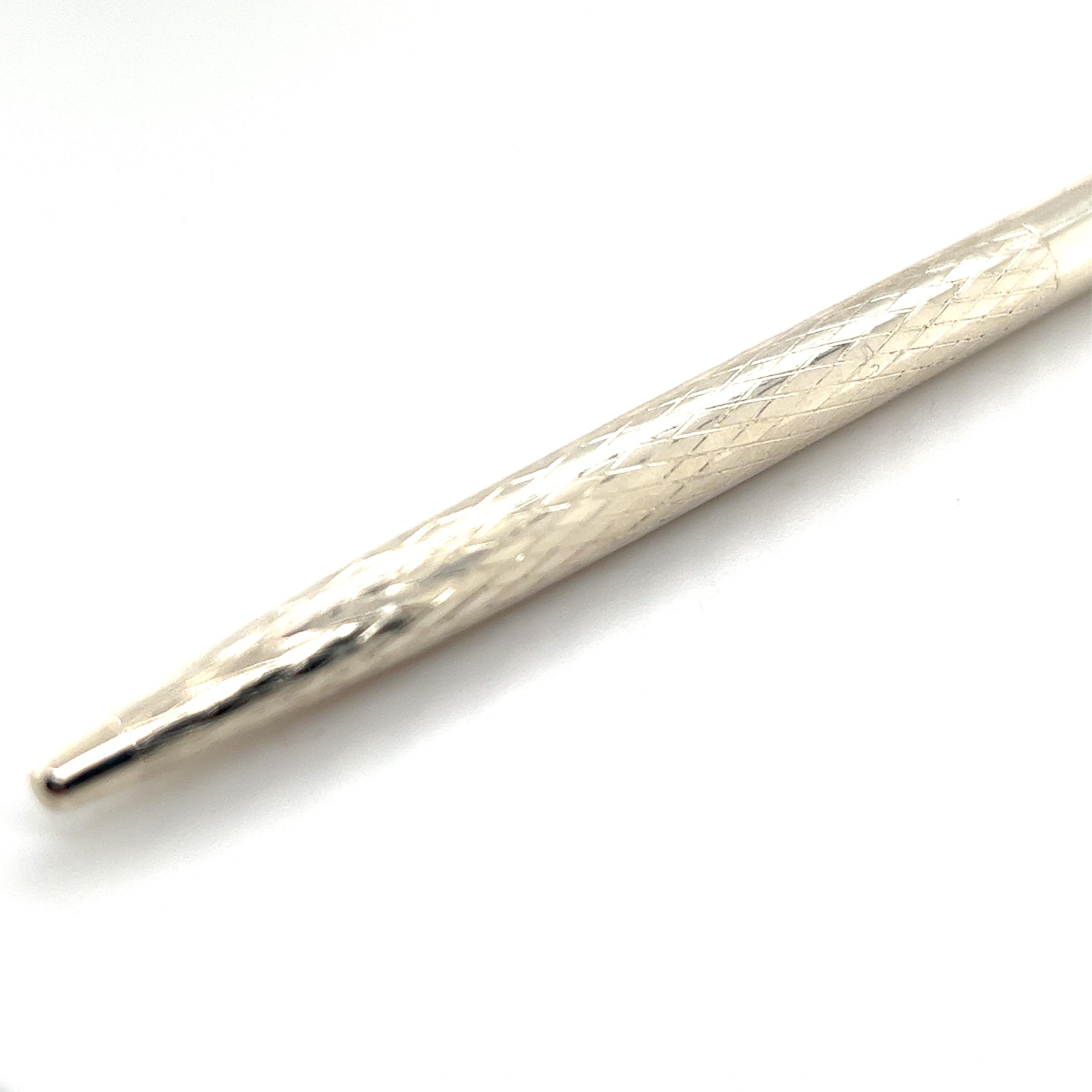 Tiffany & Co Estate Sterling Silver Pen 4.5