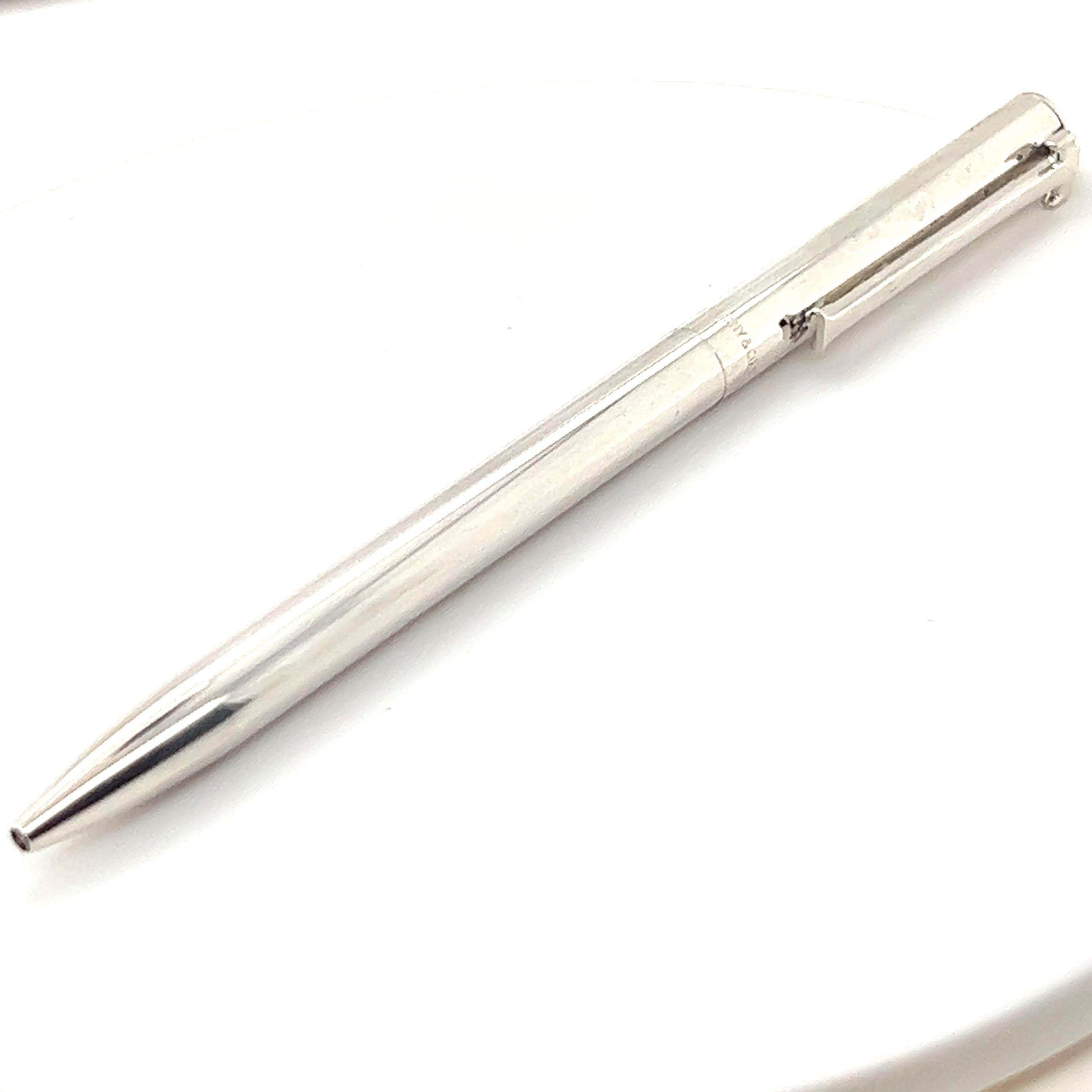 Tiffany & Co Estate Sterling Silver Pen 5