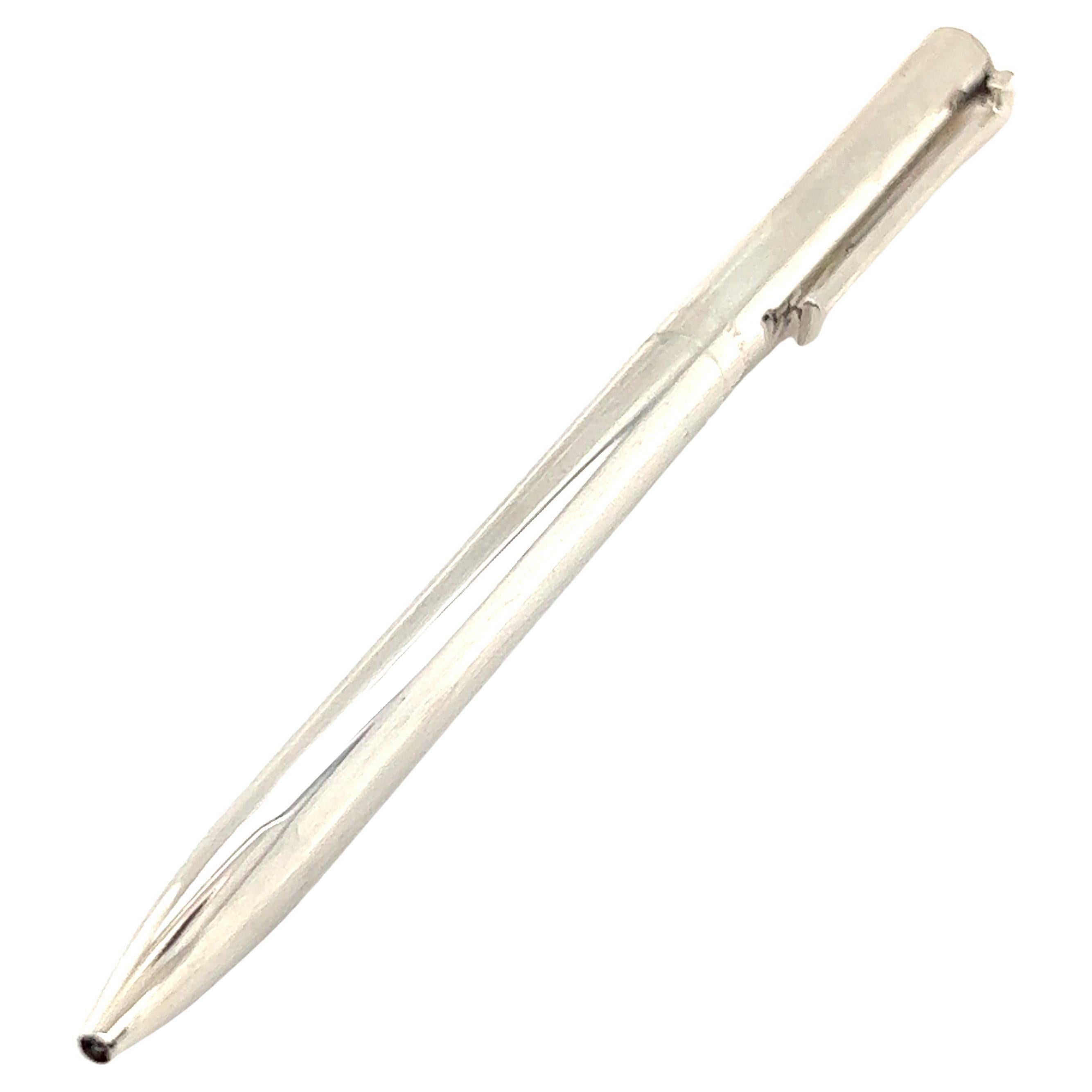 Tiffany & Co Estate Sterling Silver Pen 5" 22.3 Grams