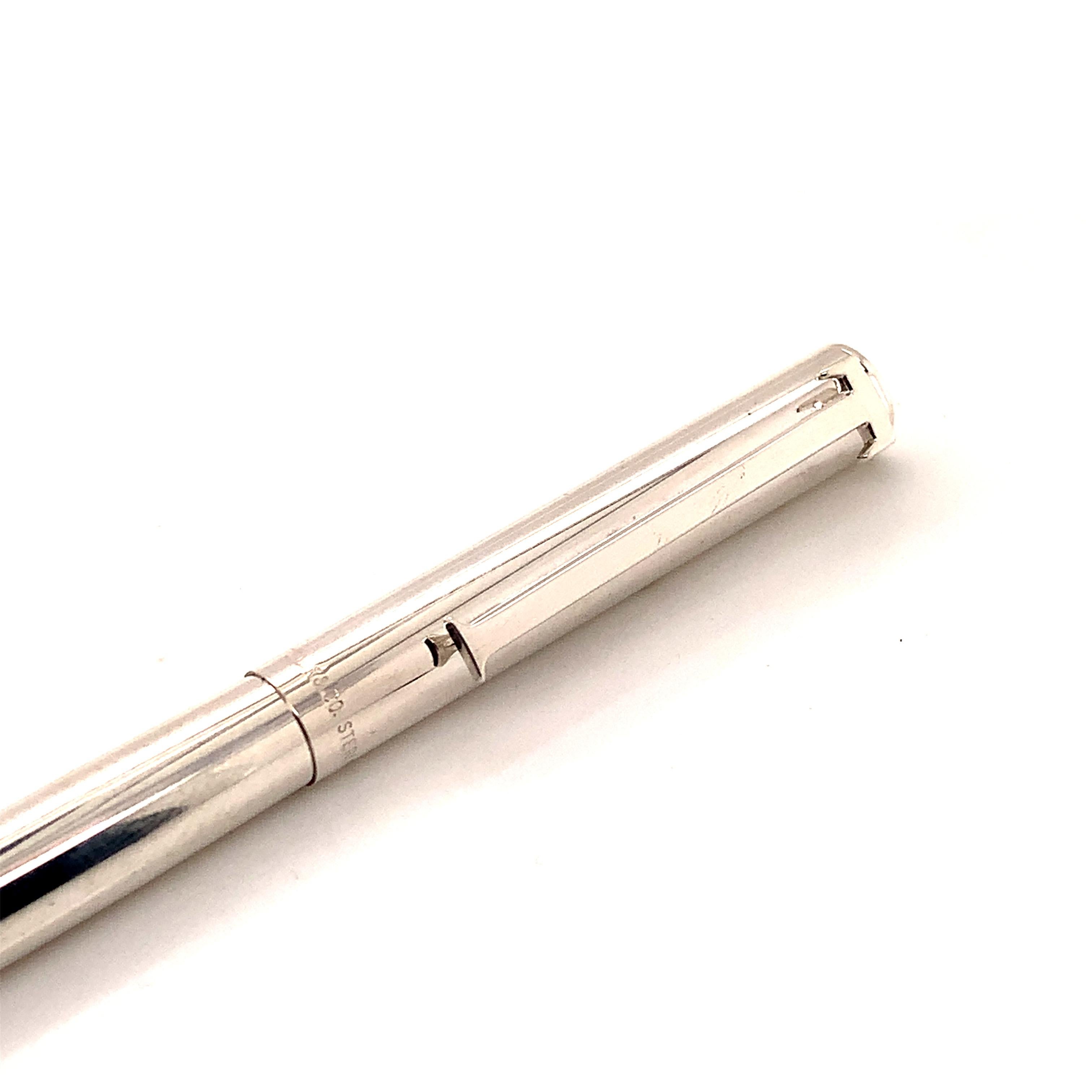 Tiffany & Co Estate Sterling Silver Pen 21.8 Grams 1