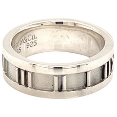 Tiffany & Co Estate Sterling Silver Ring Size 4.25, 5.2 Grams