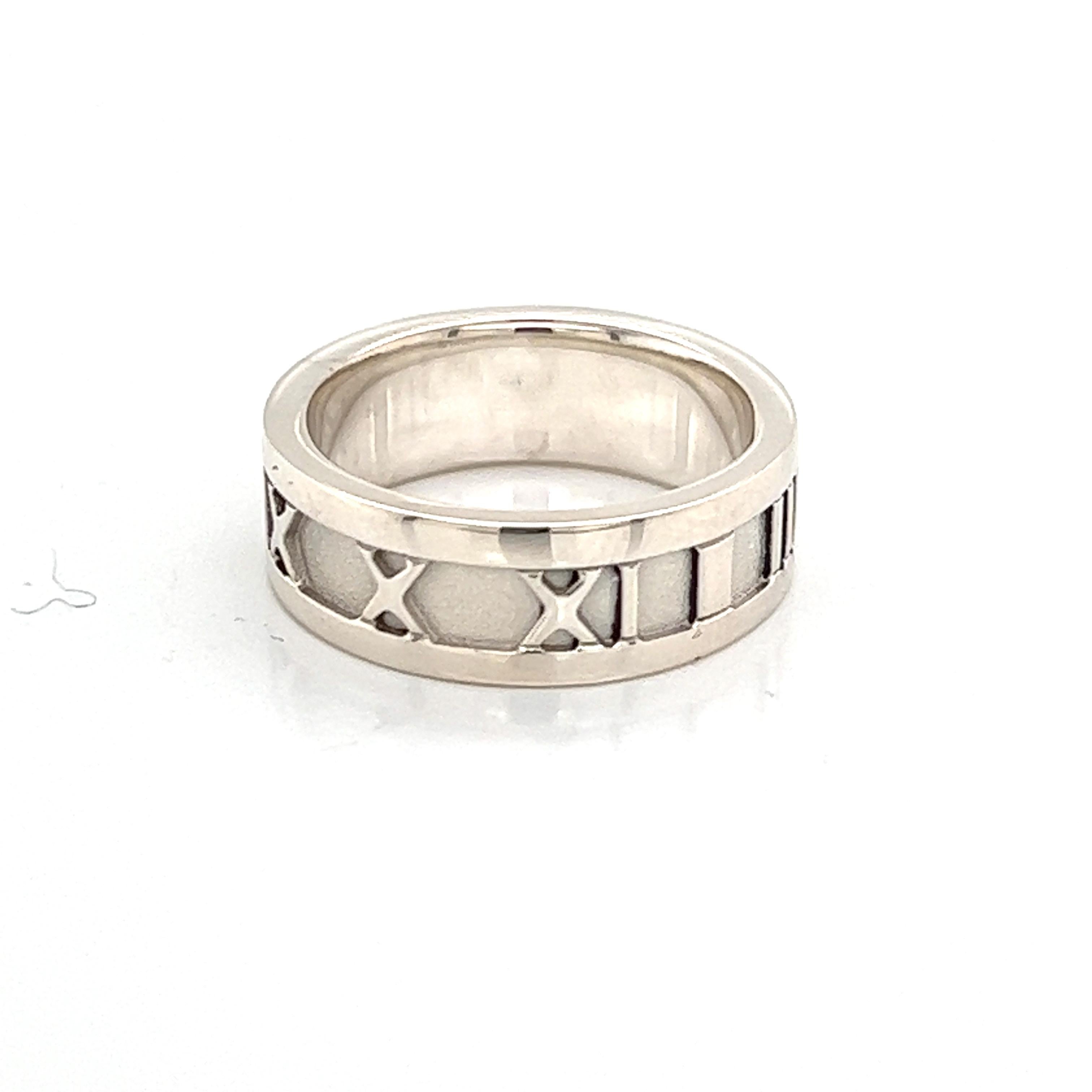 Tiffany & Co. Estate Sterling Silver Ring, 5.2 Grams For Sale 4