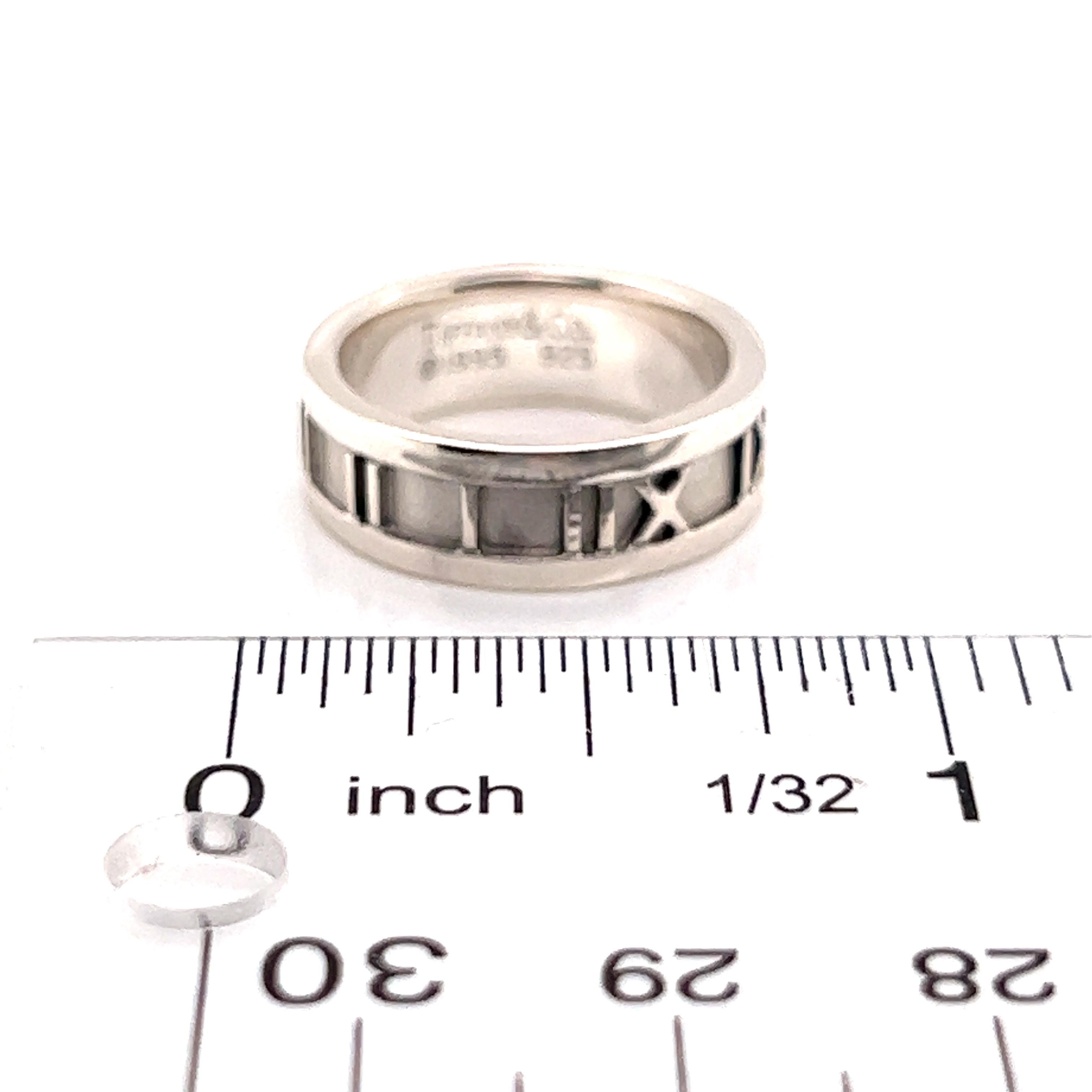 Tiffany & Co. Nachlass-Ring aus Sterlingsilber, 5,2 Gramm im Zustand „Gut“ im Angebot in Brooklyn, NY