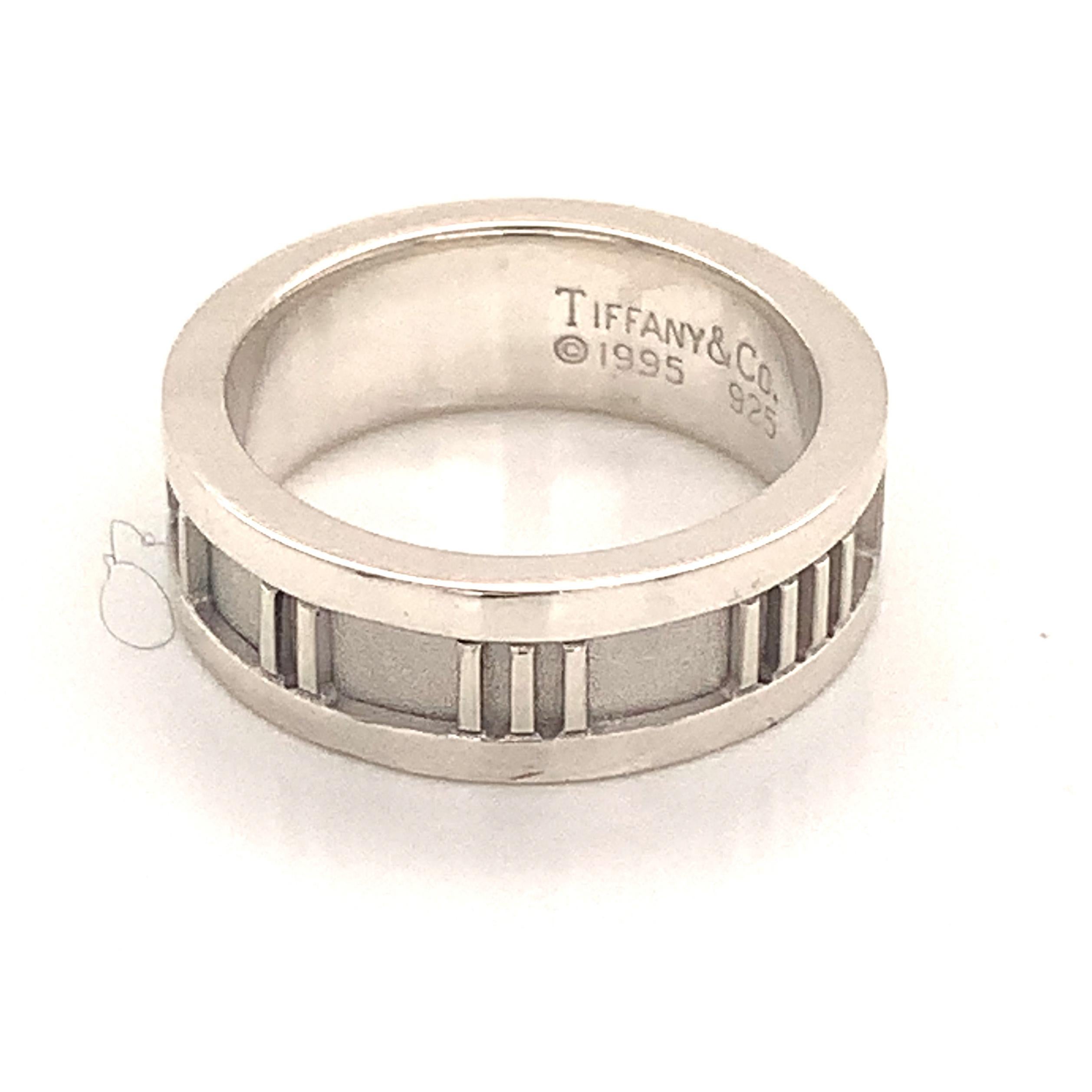Women's Tiffany & Co Estate Sterling Silver Ring, 5.63 Grams