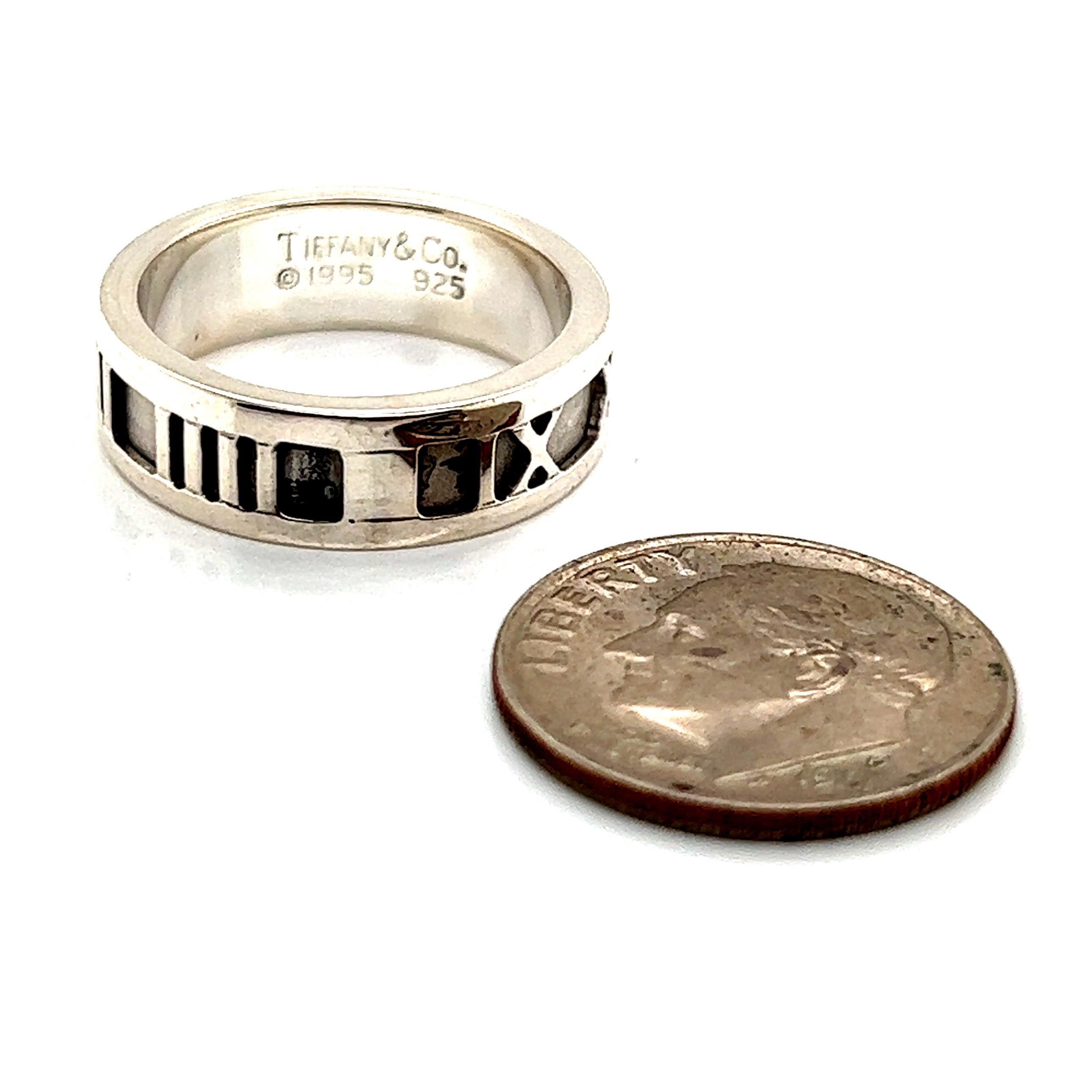 Tiffany & Co. Nachlass-Ring aus Sterlingsilber, 4,9 Gramm im Angebot 1