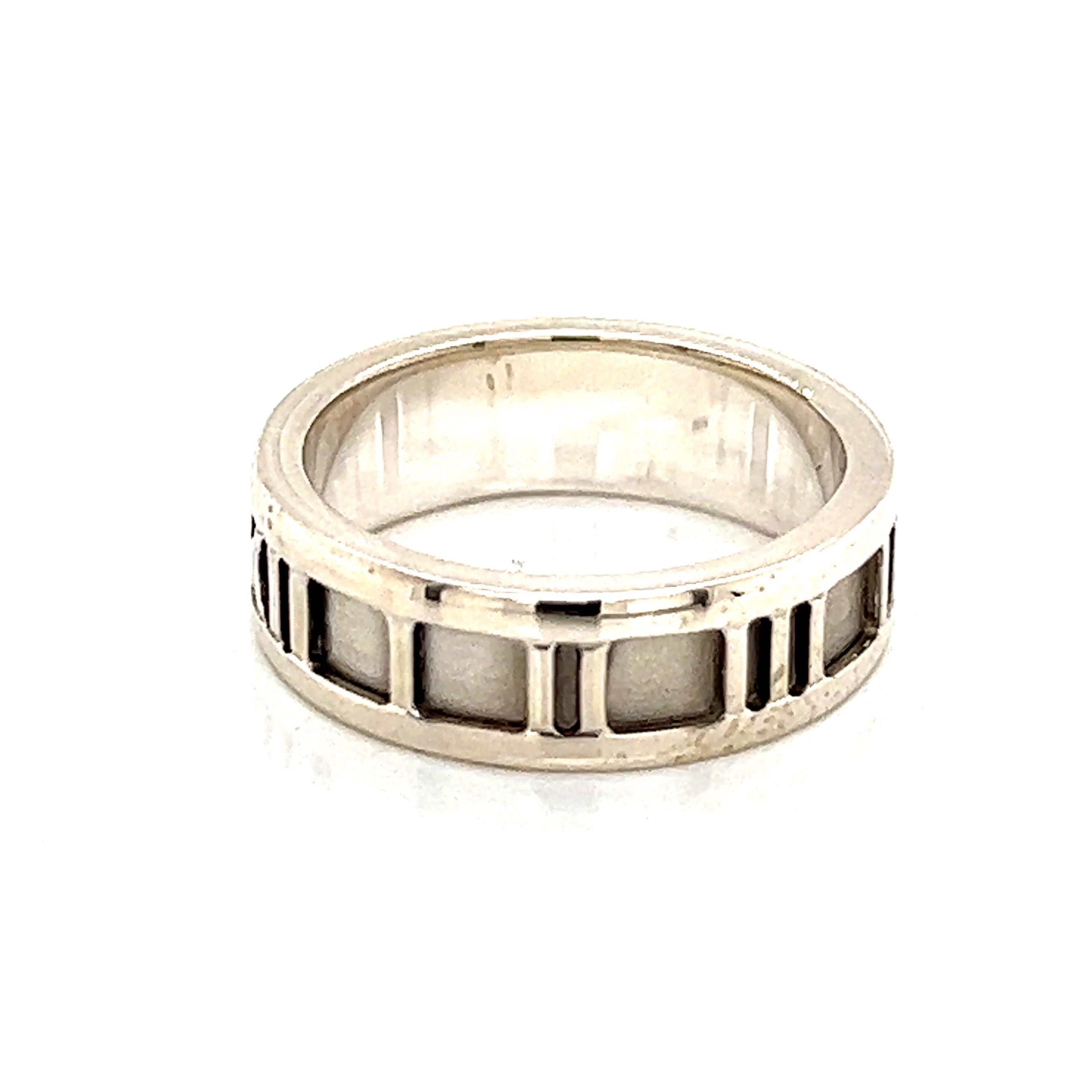 Men's Tiffany & Co. Estate Sterling Silver Ring, 4.9 Grams For Sale