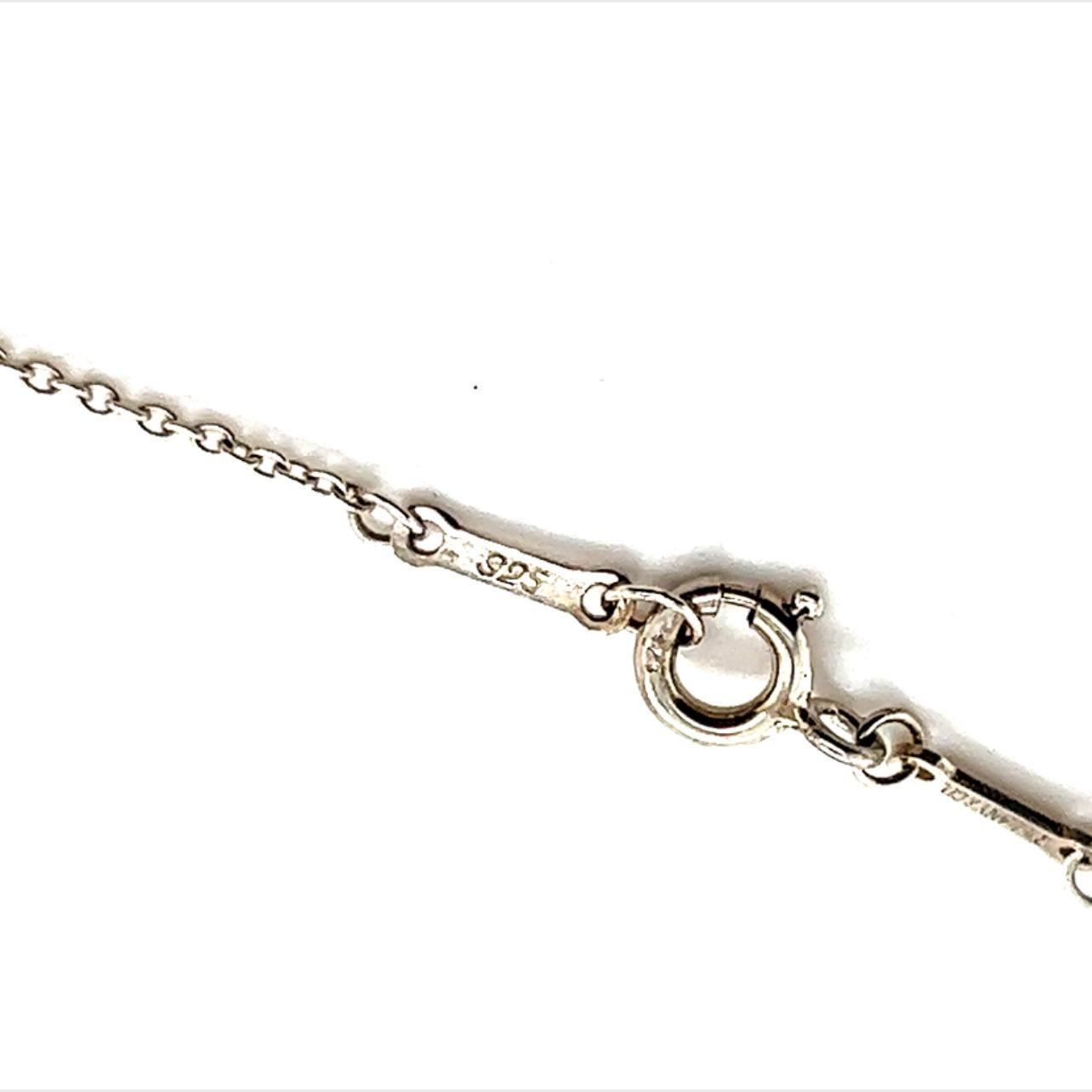 Tiffany & Co. Estate Swirl Pendant Silver Necklace by Elsa Peretti 4