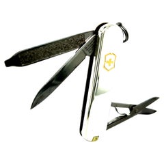 Tiffany & Co Estate Swiss Army Pocket Knife 18k Gold + Silver