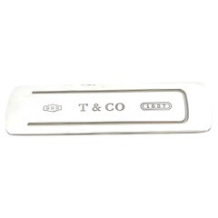 Tiffany & Co Nachlass T & Co „1837“ Bookmark Silber von Tiffany & Co