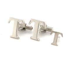 Tiffany & Co Estate T Cufflinks + Tie Pin Set Sterling Silver
