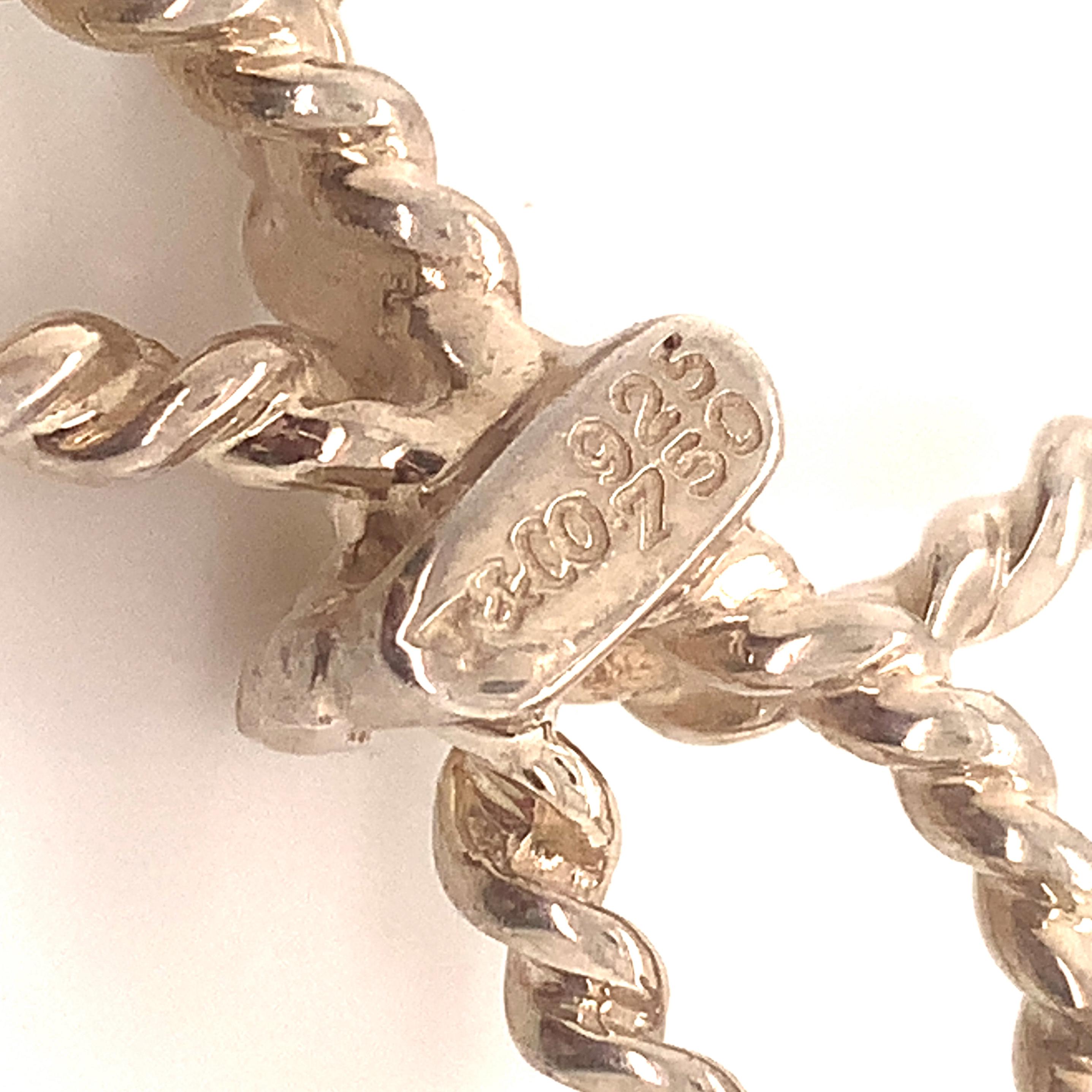 Women's Tiffany & Co Estate Twisted Rope Bow Brooch Pin Silver + 14k Gold 5.8 Grams For Sale