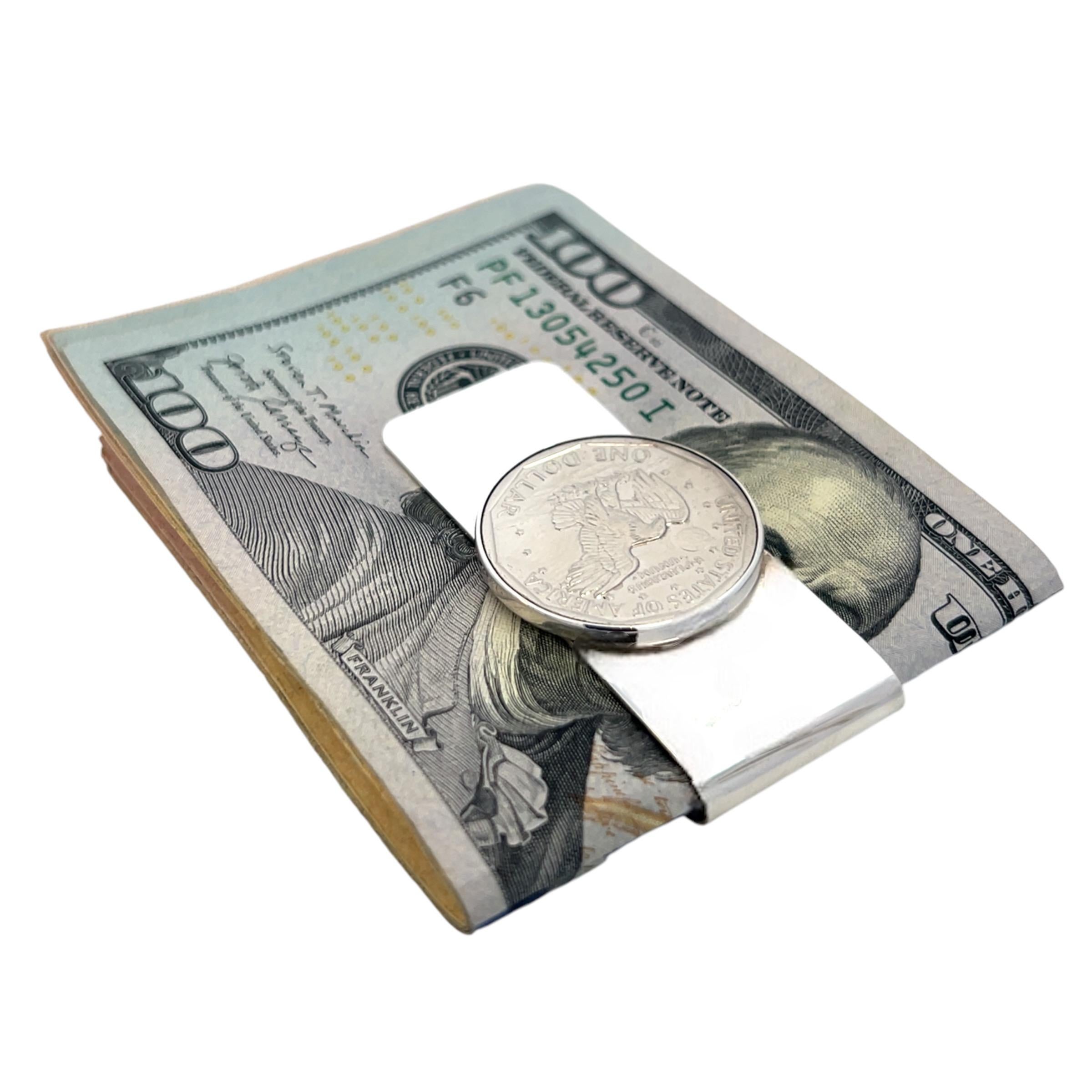 Tiffany & Co Nachlass US Ein-Dollarmünze Geld-Clip-Silber von Tiffany & Co im Angebot 8