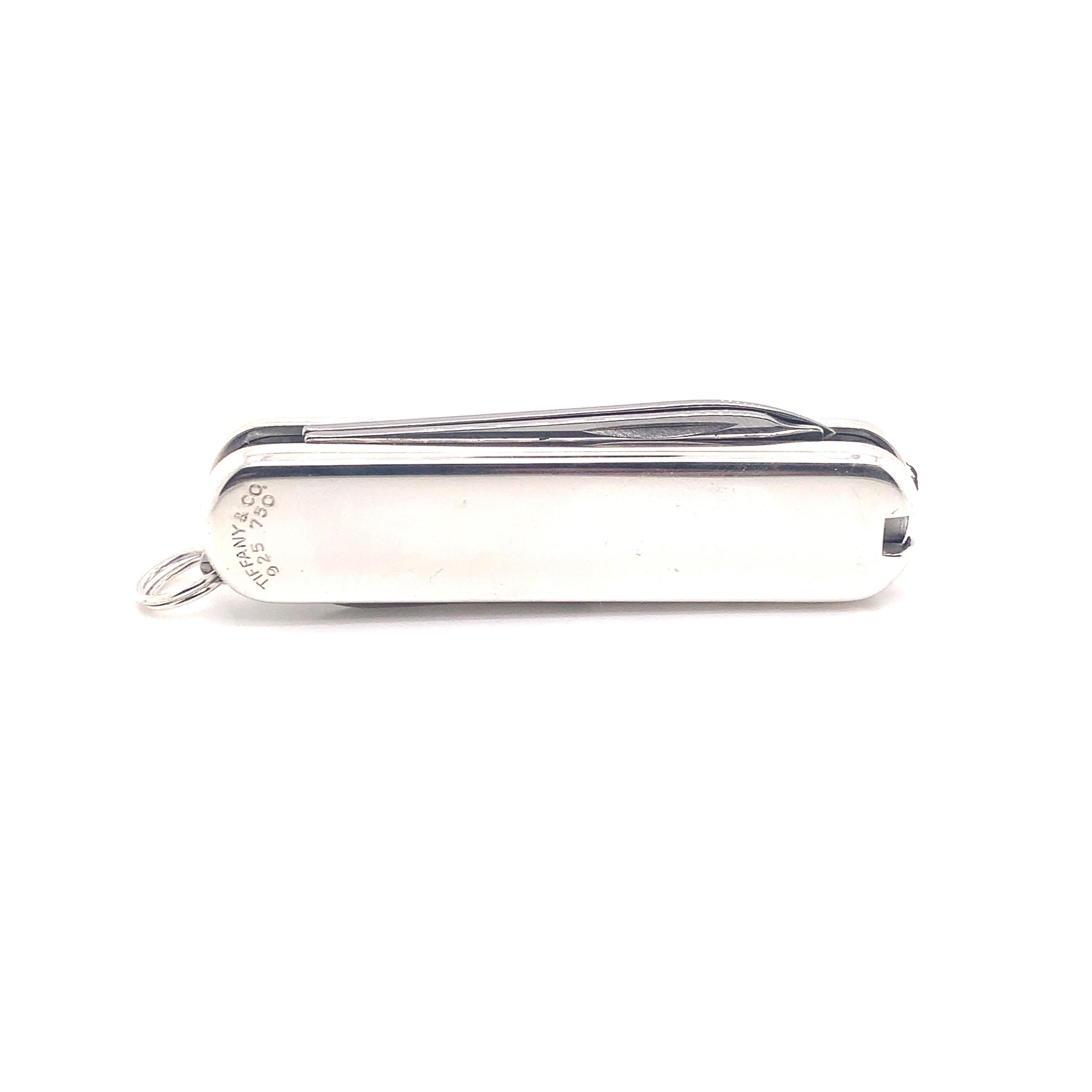 Victorinox Schweizer Armee Taschenmesser Silber 18k Gold 43.9g, Nachlass von Tiffany & Co 3