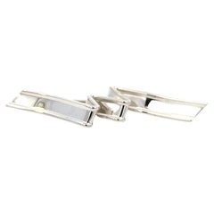 Tiffany & Co Estate Wave Brooch Sterling Silver