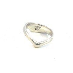 Bague de succession Tiffany & Co par Elsa Peretti, taille 6, argent sterling