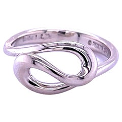 Tiffany & Co Estate Wave Ring Größe 5,5 Silber von Elsa Peretti