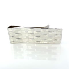 Tiffany & Co Estate Weave Geldklammer aus Sterlingsilber 16.6 Gramm