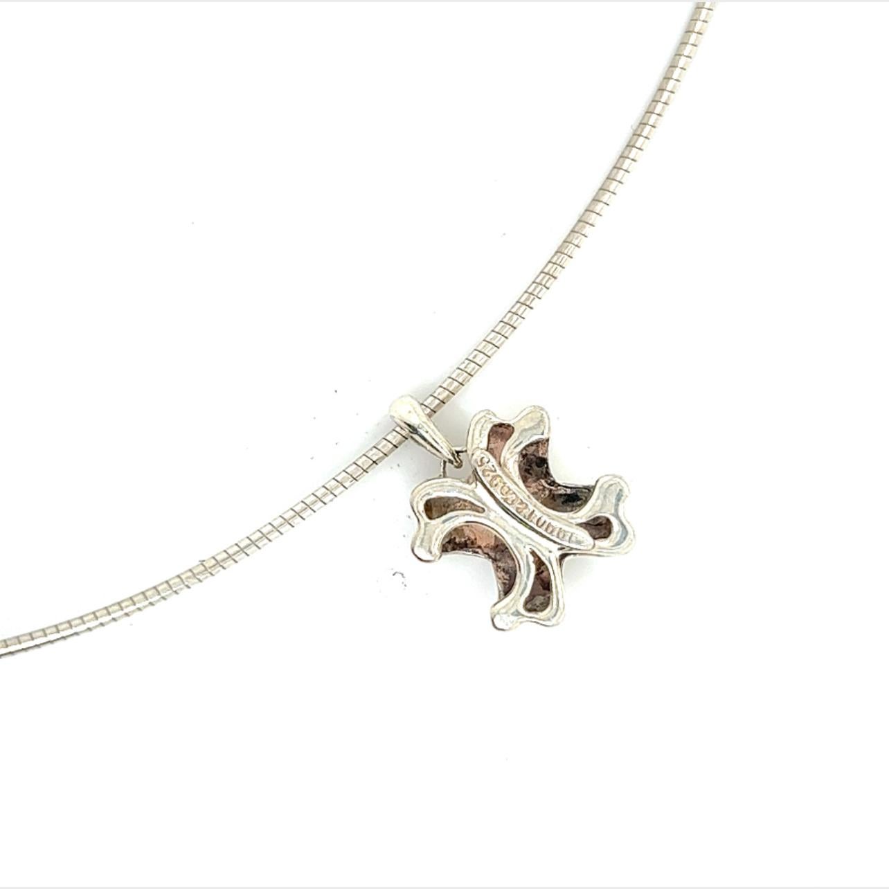 Tiffany & Co. Collana Estate X Signature in argento sterling in vendita 1