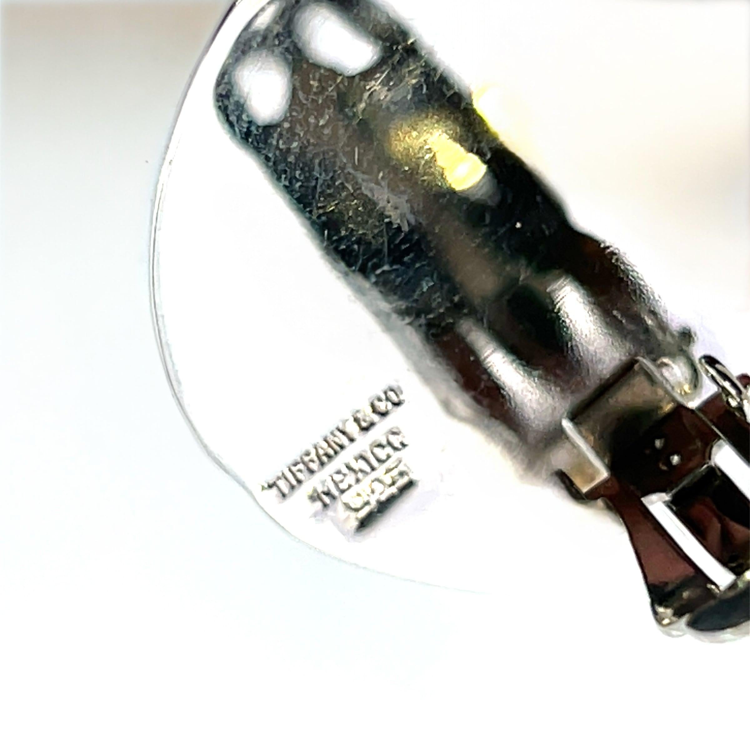 Tiffany & Co. Estate XL Orecchini a clip in argento Sterling in vendita 4