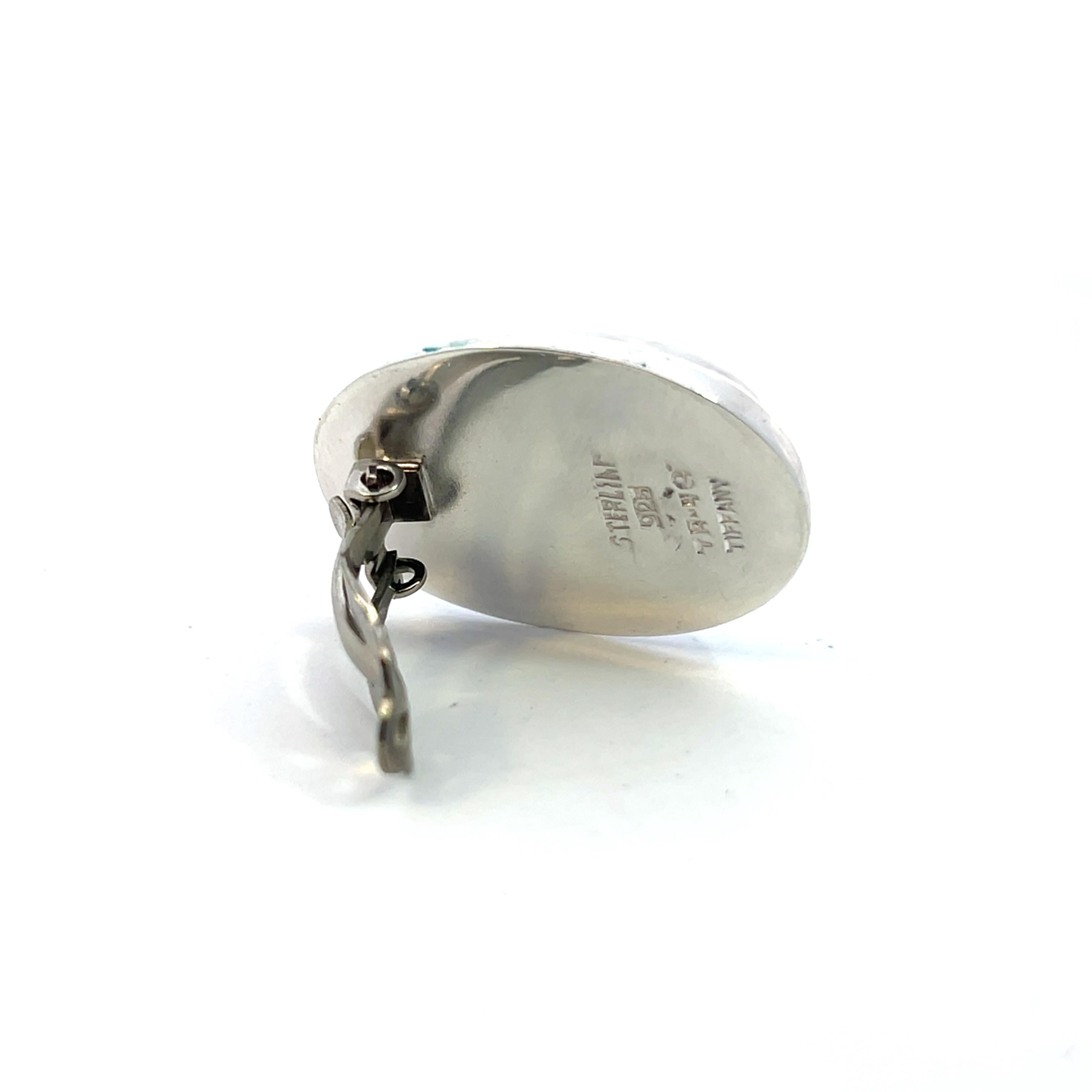 Tiffany & Co Estate XL Puffed Clip-on Earrings Sterling Silver For Sale 4