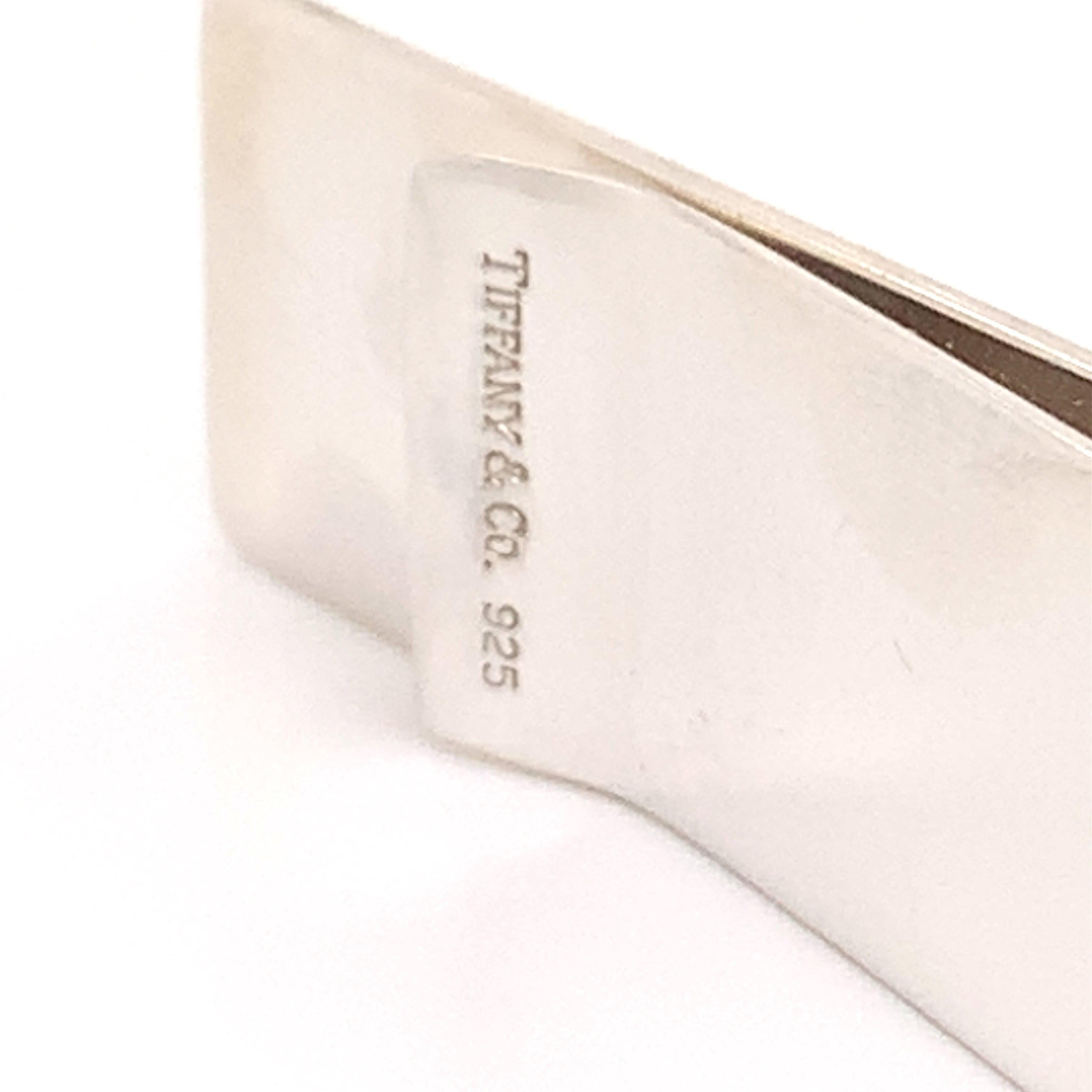 Tiffany & Co Pinza para billetes grabada en plata de ley Estate en venta 1