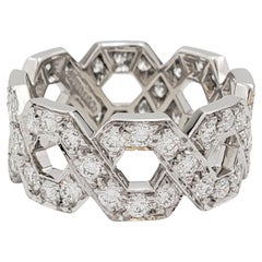 Tiffany & Co. Eternal Link Platinum Diamond Band