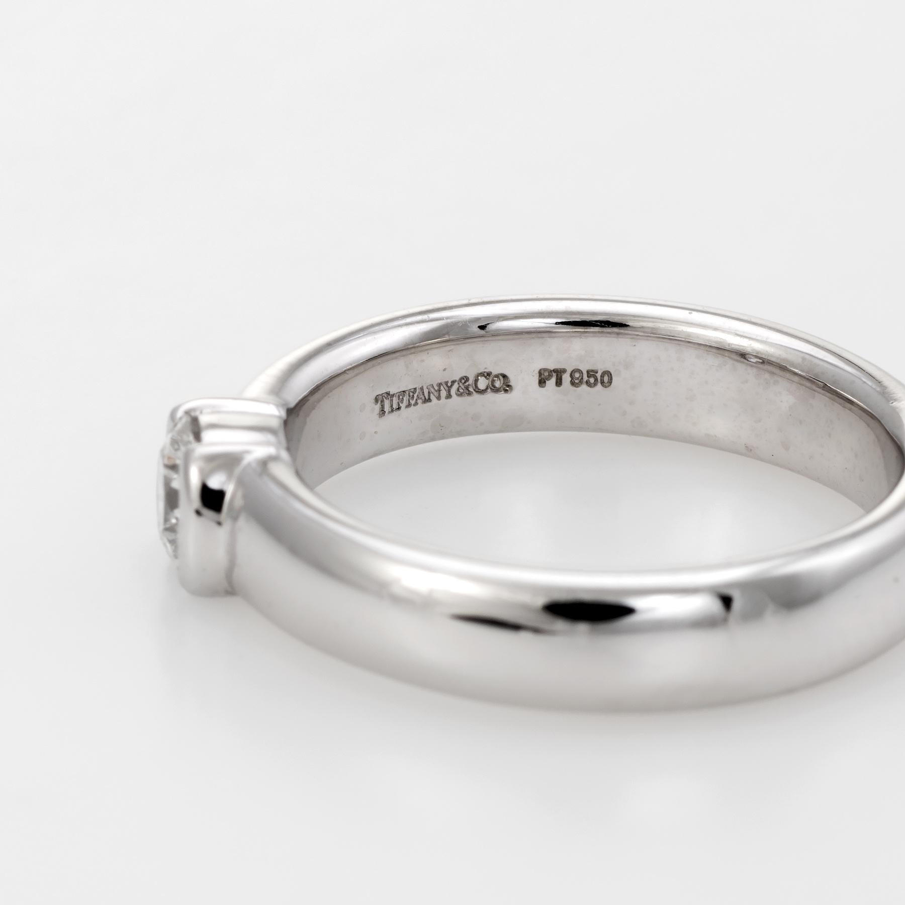Women's Tiffany & Co. Etoile 0.33 Carat Diamond Solitaire Ring Platinum Pre Owned