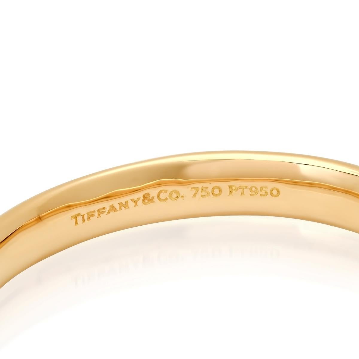 TIFFANY & Co. Etoile Bracelet jonc large 9 mm de large en or 18 carats en vente 1