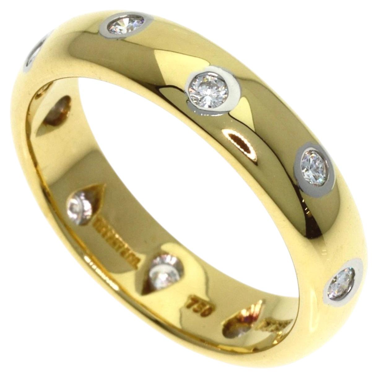 TIFFANY & Co. Etoile Bague en or 18K avec diamant 4mm 6 en vente