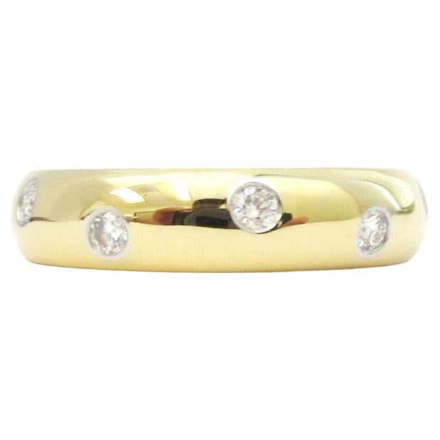 TIFFANY & Co. Anello Etoile in oro 18 carati con diamante da 4 mm, 5.5