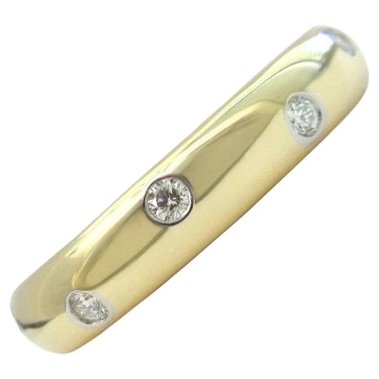TIFFANY & Co. Anello Etoile in oro 18 carati con diamante 4 mm 8,5