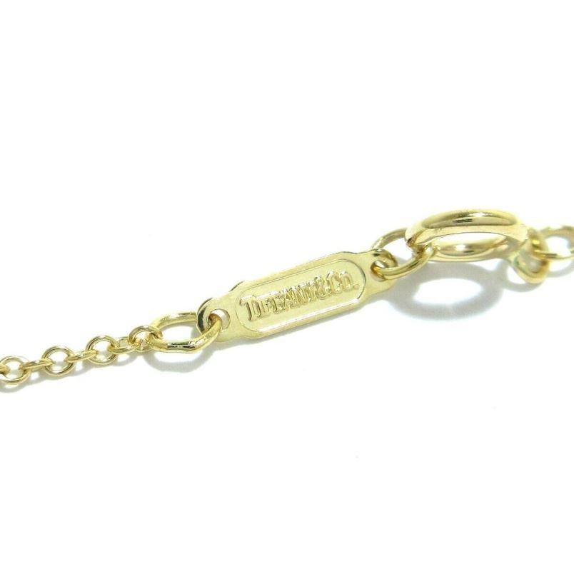 TIFFANY & Co. Etoile 18 Karat Gold Diamant-Kugel-Anhänger-Halskette Damen im Angebot