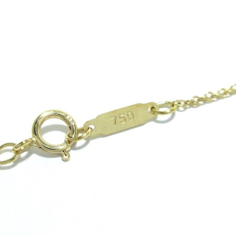 TIFFANY & Co. Etoile 18 Karat Gold Diamant-Kugel-Anhänger-Halskette im Angebot 1