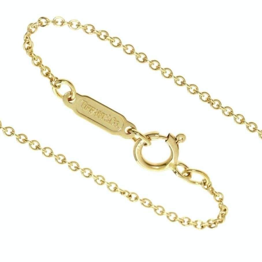 TIFFANY & Co. Etoile 18K Gold Diamond Circle Pendant Necklace 1