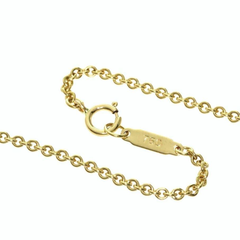 TIFFANY & Co. Etoile 18K Gold Diamond Circle Pendant Necklace 2