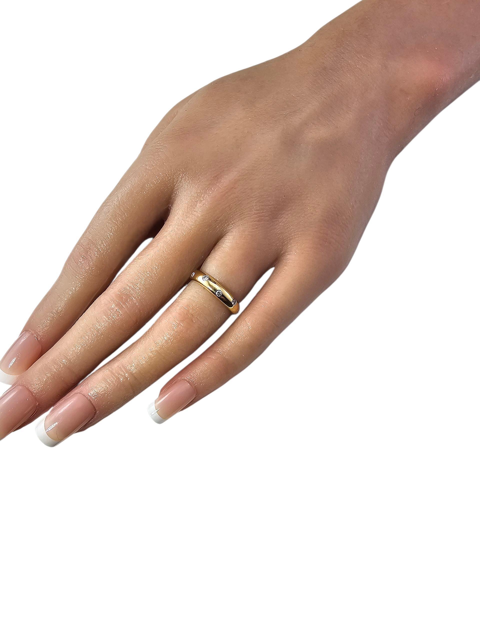 Tiffany & Co. Bague Etoile en or jaune 18K et platine avec diamant Taille 6 #23885 en vente 1