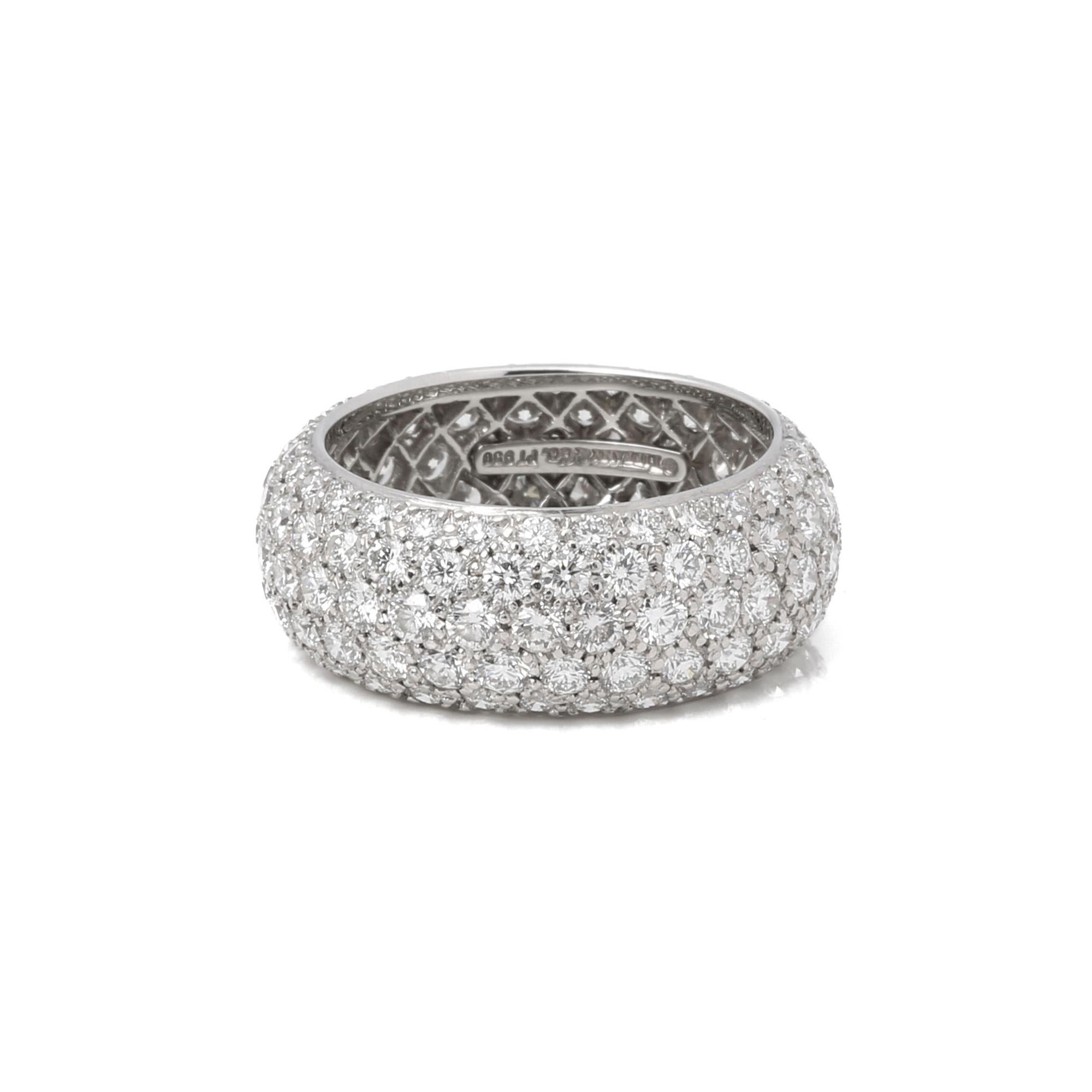 Round Cut Tiffany & Co. Etoile 5 Band Diamond Ring