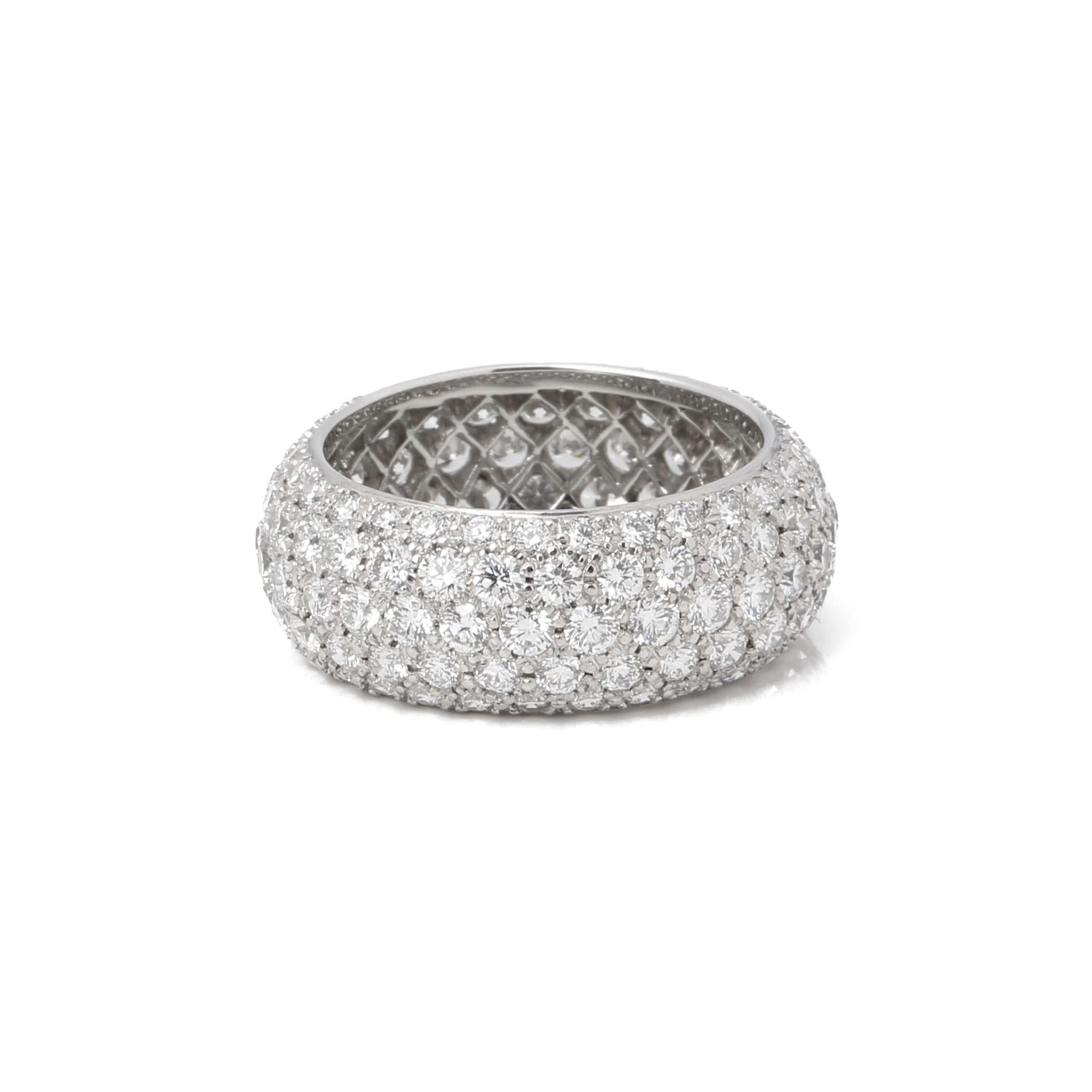 Tiffany & Co. Etoile 5 Band Diamond Ring In Good Condition In Bishop's Stortford, Hertfordshire