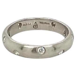 Tiffany & Co. Anello Etoile 950 in platino con diamante misura 6