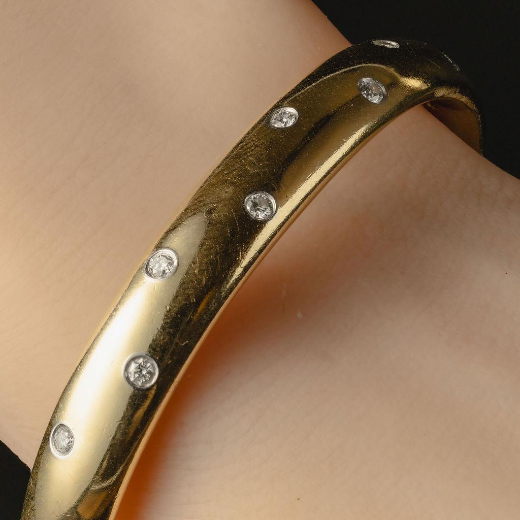 Tiffany & Co. Etoile Collectional Bracelet diamant en or jaune 18k en vente 1