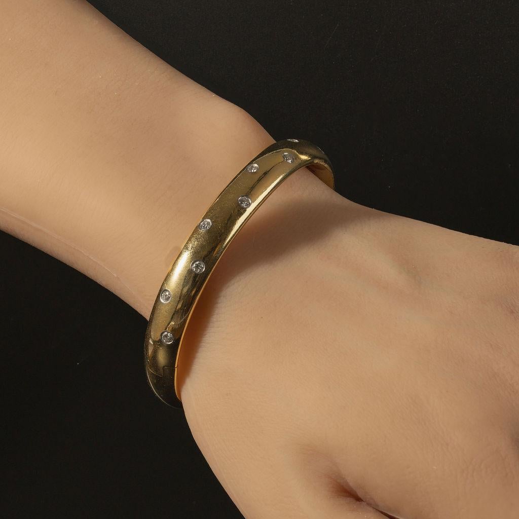 Tiffany & Co. Etoile Collectional Bracelet diamant en or jaune 18k en vente 2