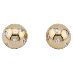 Tiffany & Co. Ohrstecker aus 18 Karat Gold und Platin mit Diamanten von Etoile