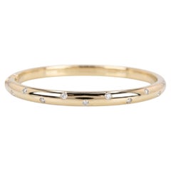 Tiffany & Co. Bracelet jonc « Étoile Diamond » en or jaune 18 carats