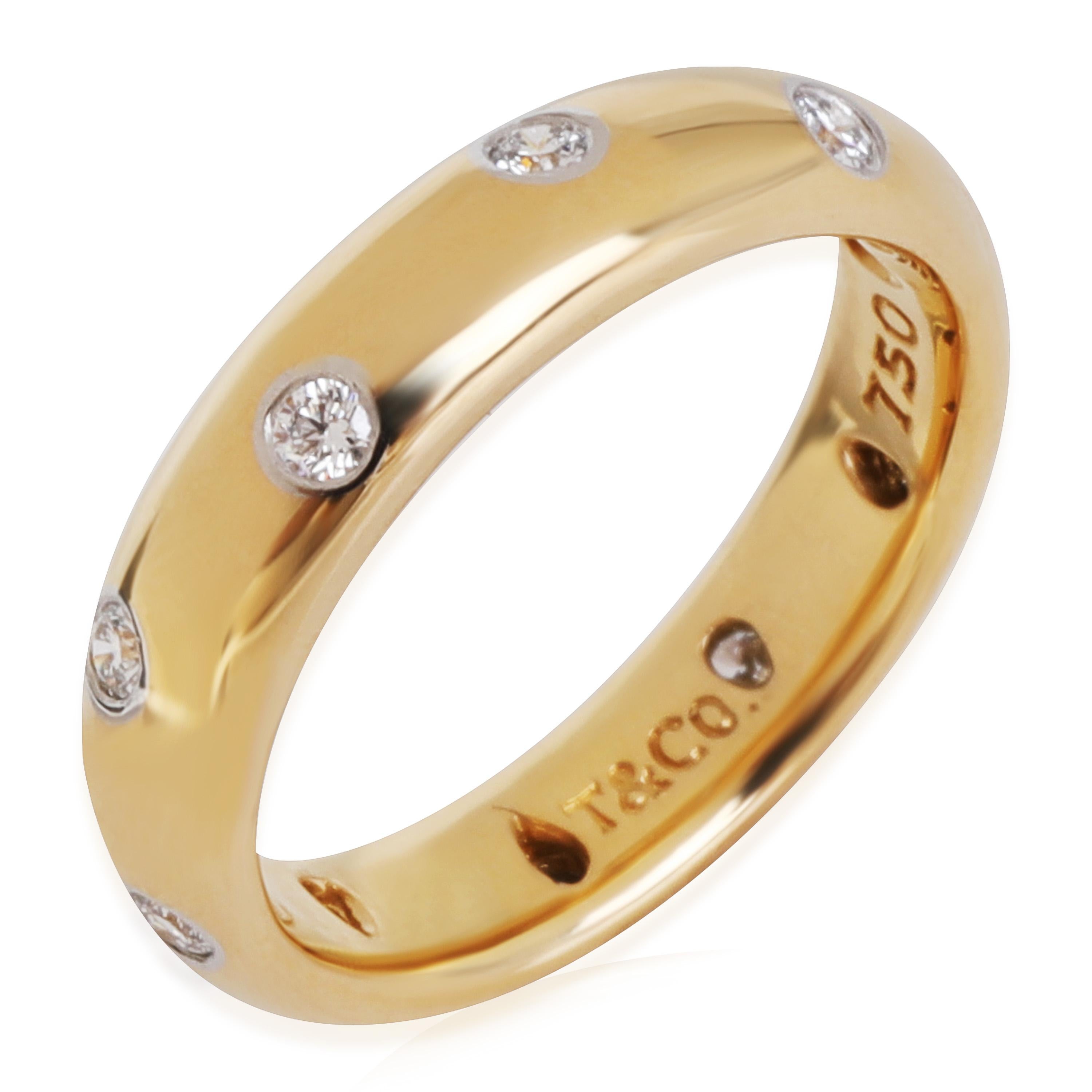 Tiffany & Co. Etoile Diamond Band in 18k Yellow Gold/Platinum 0.22 CTW

PRIMARY DETAILS
SKU: 119368
Listing Title: Tiffany & Co. Etoile Diamond Band in 18k Yellow Gold/Platinum 0.22 CTW
Condition Description: Retails for 2600 USD. In excellent